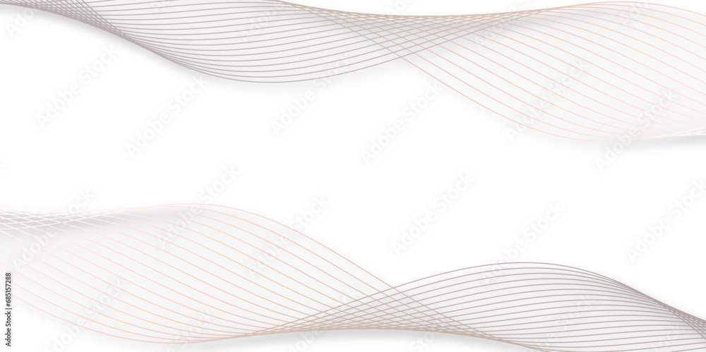 Poster abstract gold, white wave line transparent background. wave modern stream background. abstract busin