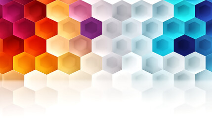 Hexagons pattern. Geometric abstract background