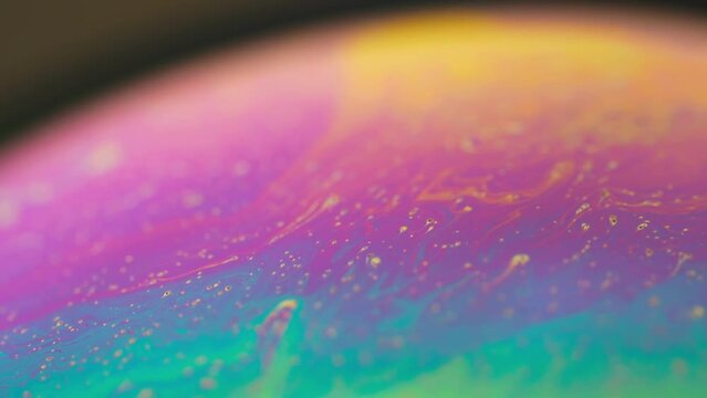Abstract colorful soap bubble background with vibrant hues