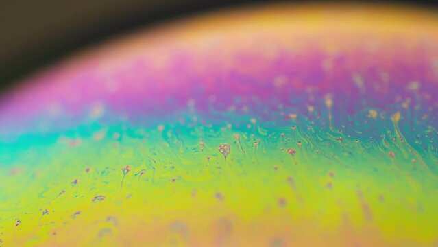 Abstract colorful soap bubble background with vibrant hues