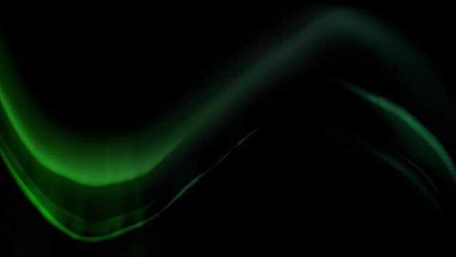 Glowing Aurora Borealis Green Loop