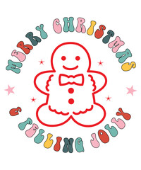 Merry christmas with snowman