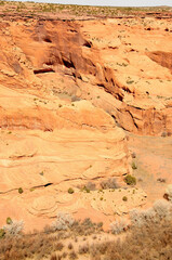 Surrounding Hills and Valley Canyon De Chelly Arizona