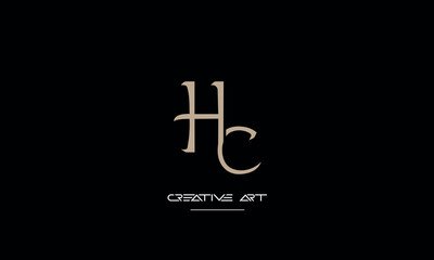 CH, HC, C, H abstract letters logo monogram