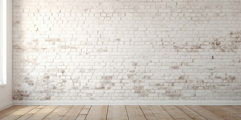 Fototapeta premium 白いレンガでできた壁面