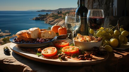 Mediterranean Feast by the Sea.