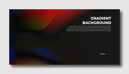 Modern trendy grainy gradient background, colorful abstract gradient.Soft gradient backdrop with place for text. Futuristic design for banner, poster, cover, flyer, presentation, landing page