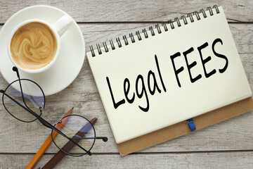 LEGAL FEES . Business - obrazy, fototapety, plakaty