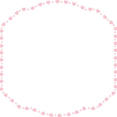 Heart Frame cute pink pastel decoration love pattern classic romantic horizontal vintage frames flower floral border art Elements design border decoration element decor