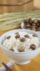 日本の食事｜むかごご飯　イメージ