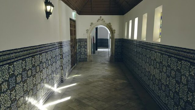Corridor of an old Portuguese house.
