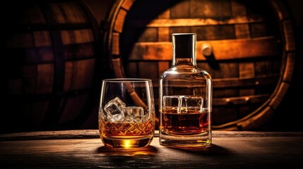 scottish drink whiskey cask strength illustration wine liquid, scotch old, dark brown scottish...