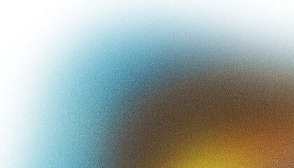 blue gold orange , color gradient rough abstract background shine bright light and glow template empty space , grainy noise grungy texture on transparent background cutout