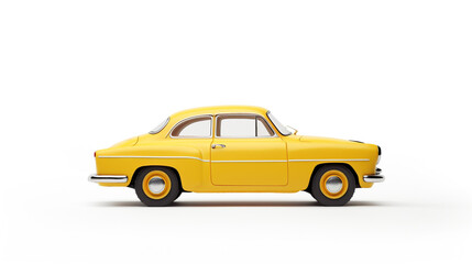 voiture vintage jaune