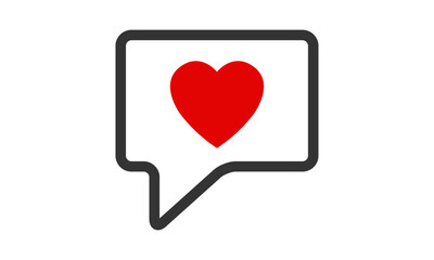 Heart dating logo