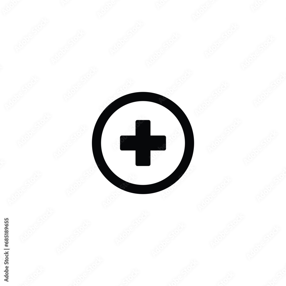 Aufkleber medical symbol icon vector for web site computer and mobile app