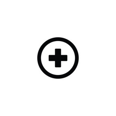 Medical symbol icon vector for web site Computer and mobile app