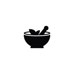 pestle and mortar icon vector for web site Computer and mobile app