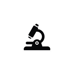 Microscope icon vector for web site Computer and mobile app