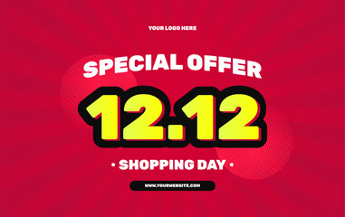 Sale Special 1212 Design for Advertising