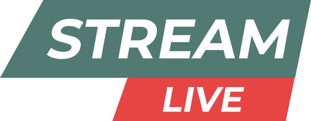Stream screen live icon cartoon vector. Play webinar report. Studio cinema movie