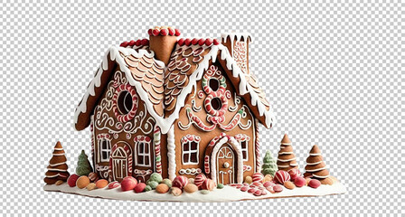 Merry Christmas Decoration things hat gingerbread house sock and sack
