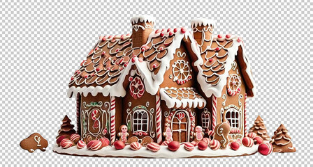 Merry Christmas Decoration things hat gingerbread house sock and sack