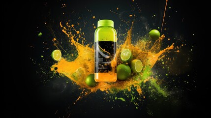 performance sport energy drink fitness illustration endurance refreshment, stamina vitality, boost active performance sport energy drink fitness