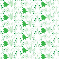 Abstract Christmas pattern background, texture vector illustration