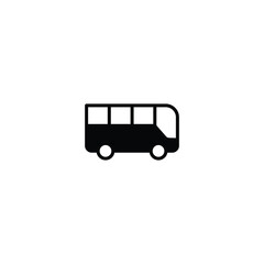 Bus icon vector for web site Computer and mobile app