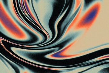 Abstract Wavy Fluid Background
