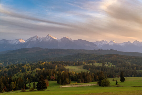 landscape in the mountains