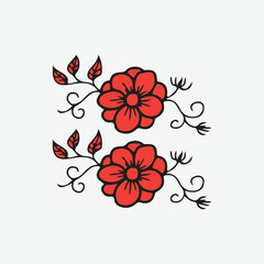 Flower t shirt design