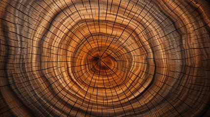 Wooden round texture. 