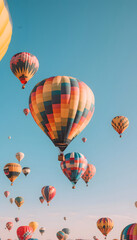 Fototapeta premium Hot Air Balloons