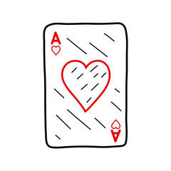 Hand drawn playing cards