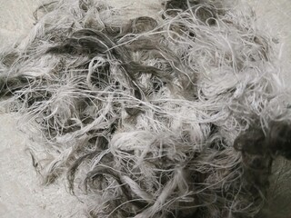 Yarn waste is generated from textile factories