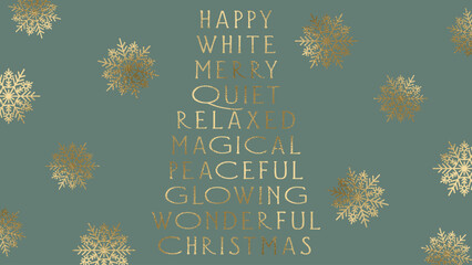 Weihnachtshintergrund FHD gold