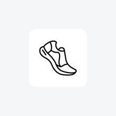 Shoes, Footwear, Fashion,Line Icon, Outline icon, vector icon, pixel perfect icon
