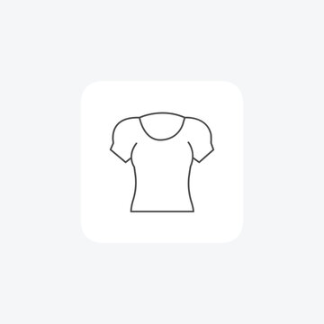 recommend clip art: Blouse, Clothing, thin line icon, grey outline icon, pixel perfect icon