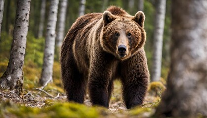 brown bear in the forest