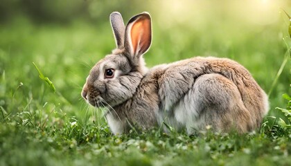 rabbit on the meadow