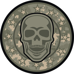 military sign with skull, chevron, vintage design t shirts