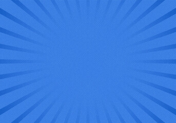 Blue sunlight retro with paper texture background. Abstract burst sun rays pattern design. Vector illustration