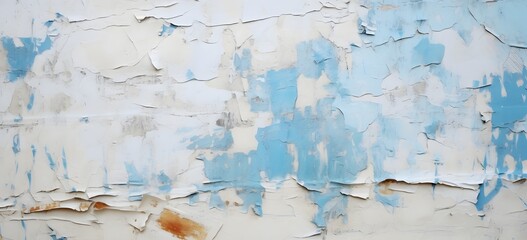 Old and Weathered Wall with Peeling Paint Texture for Backgrounds and Textures in Design Projects Generative AI