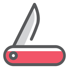 Pocket Knife Icon - obrazy, fototapety, plakaty
