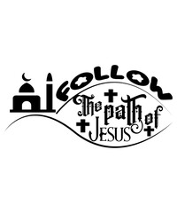 Fototapeta premium Jesus Svg Bundle, Jesus face Svg, Faith Svg, Easter Svg, Christian Bundle Svg,