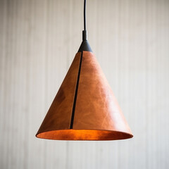 Ceiling lamp. Lightroom. Bright Lamp Light. AI generated