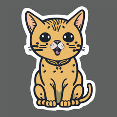 Happy cat vector Design