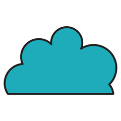 color cloud icon